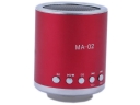 MA-02 Sound Box Mini Portable Cylinder Shaped Speaker TF Card Music Player